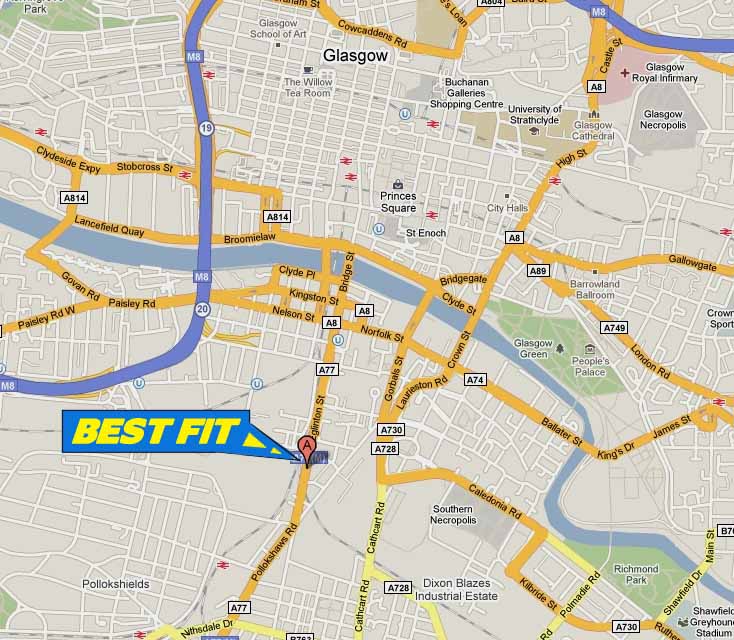 Toyota Diagnostics and Servicing - Our Glasgow Service Site  is located just off the M8, a few minutes from the city centre on the main road on the South side of Glasgow